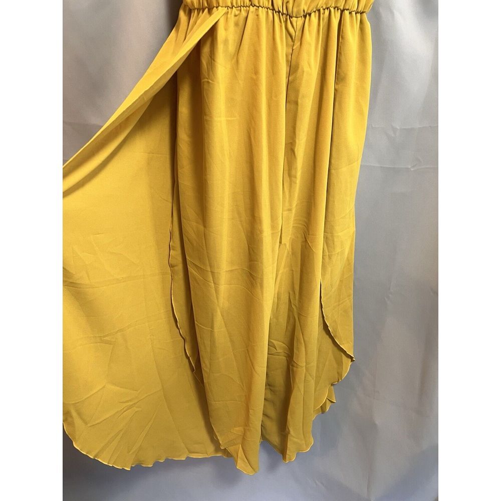 Emery Rose Jumpsuit Yellow Sz Large NWT Women's - Picture 2 of 12